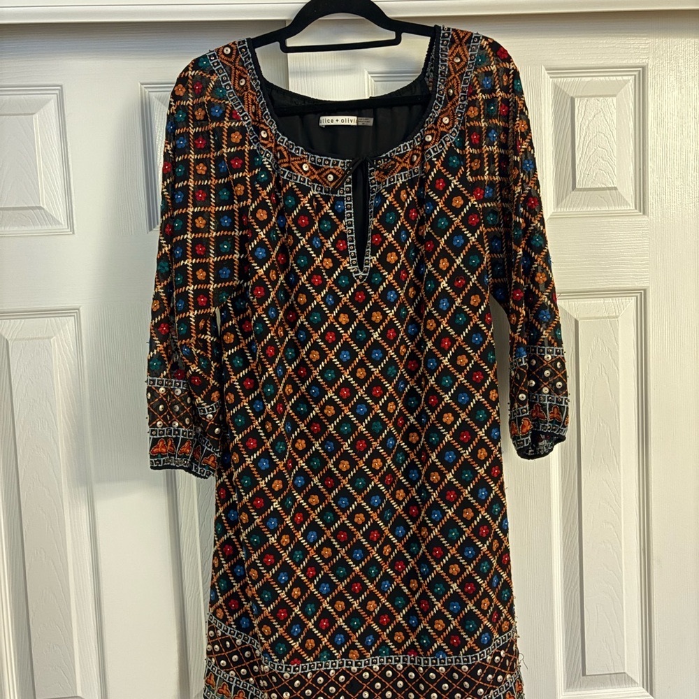 Alice & Olivia beaded dress